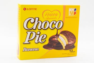 Печенье Lotte Сhoco Pie Banana 336 грамм