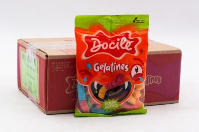 Жевательный мармелад Docile GELATINES SOURWORMS 80 грамм