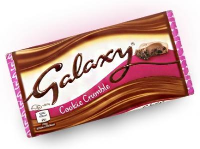 Шоколад Galaxy Cookie Crumble 114 грамм